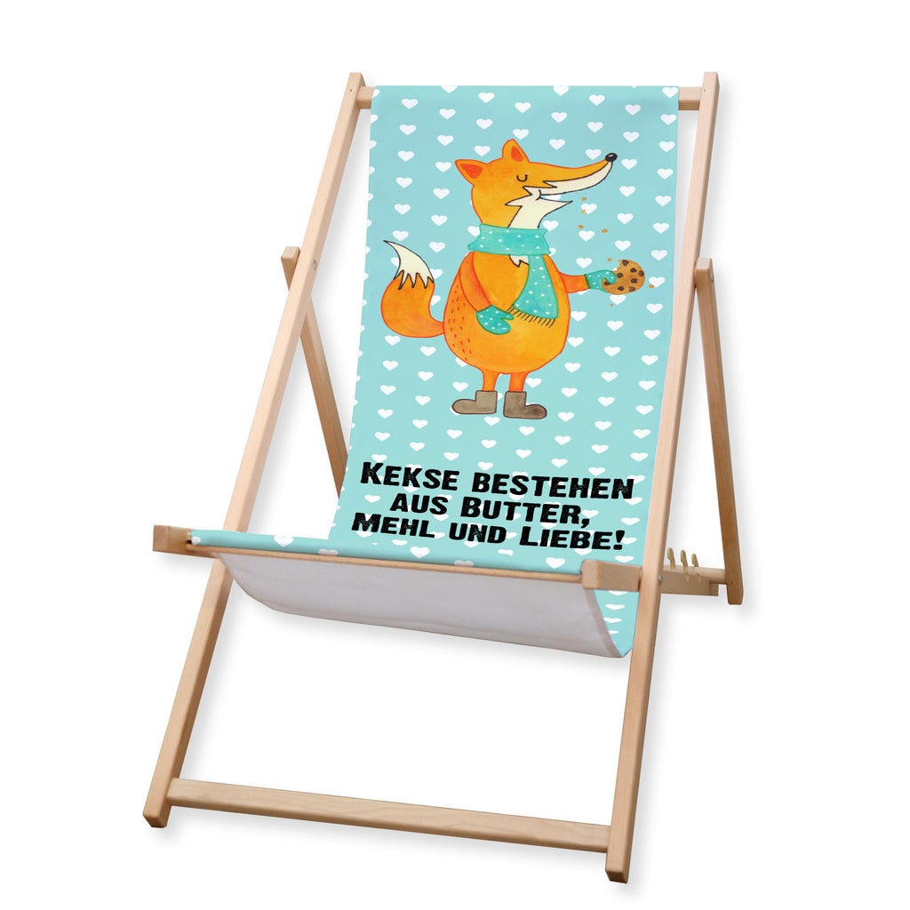 Gartenliege Fuchs Keks Sonnenliege, Strandliege, Liege, Liegestuhl, Gartenliege, Gartenstuhl, Fuchs, Füchse, Backen Spruch, Kekse, Winter, Weihnachtszeit, Plätzchen, Liebe, Küche Deko