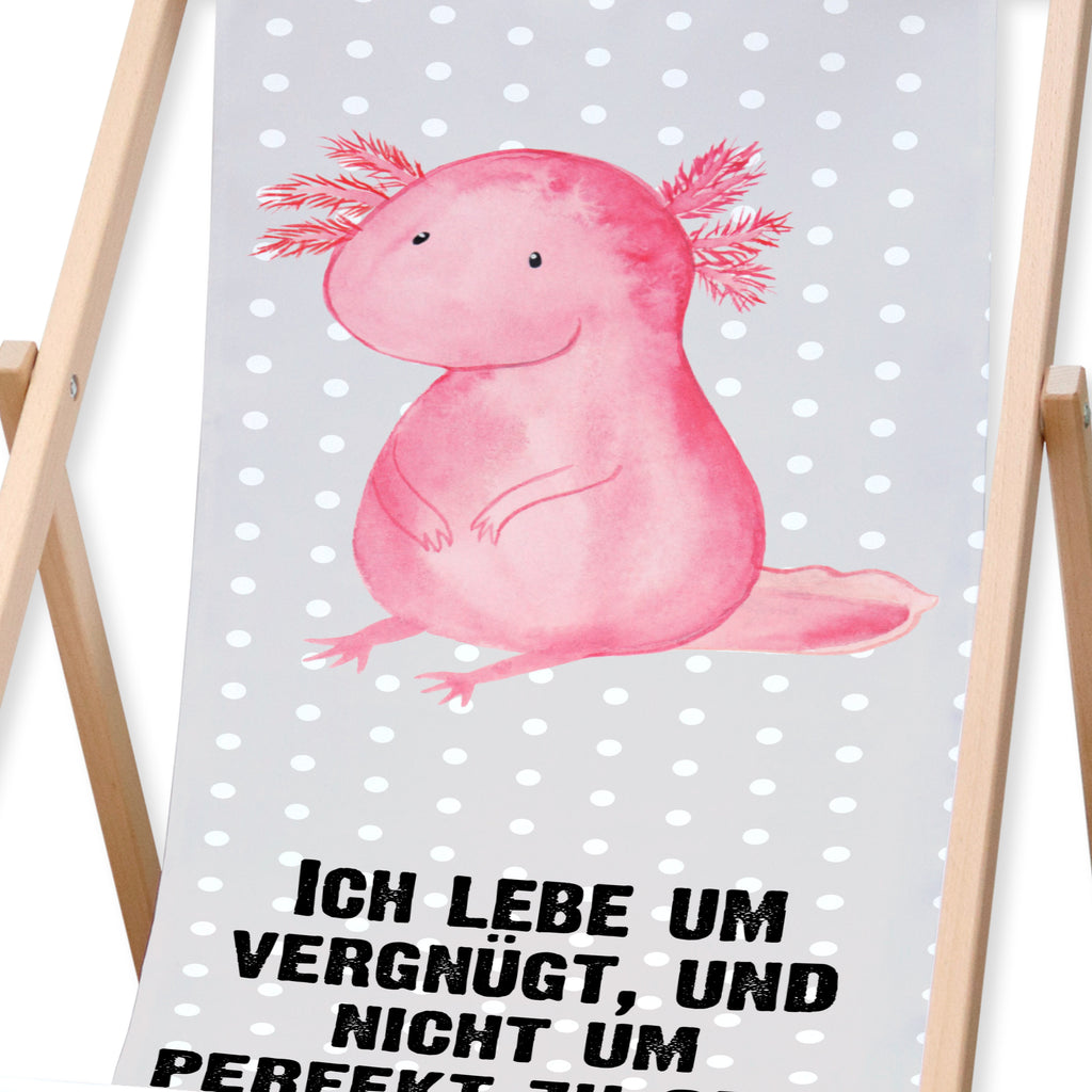 Gartenliege Axolotl Sonnenliege, Strandliege, Liege, Liegestuhl, Gartenliege, Gartenstuhl, Axolotl, Molch, Axolot, vergnügt, fröhlich, zufrieden, Lebensstil, Weisheit, Lebensweisheit, Liebe, Freundin