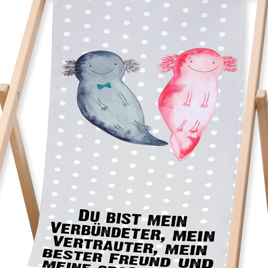 Gartenliege Axolotl Axel+Lotte Sonnenliege, Strandliege, Liege, Liegestuhl, Gartenliege, Gartenstuhl, Axolotl, Molch, Axolot, Schwanzlurch, Lurch, Lurche, Liebe, große Liebe, Liebesbeweis, Freund, Verlobter, Ehemann, Jahrestag, Valentinstag