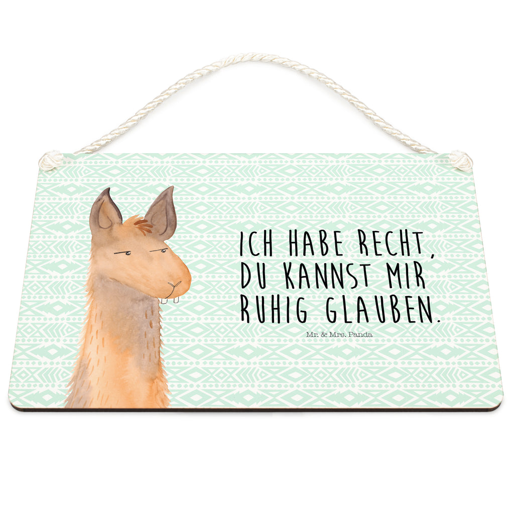 Deko Schild Lamakopf genervt Dekoschild, Deko Schild, Schild, Tür Schild, Türschild, Holzschild, Wandschild, Wanddeko, Lama, Alpaka, Lamas, Recht haben, genervt sein, Freundin, beste Freundin, Partnerin, Büro, Büroalltag, Chef, Chefin, Azubi