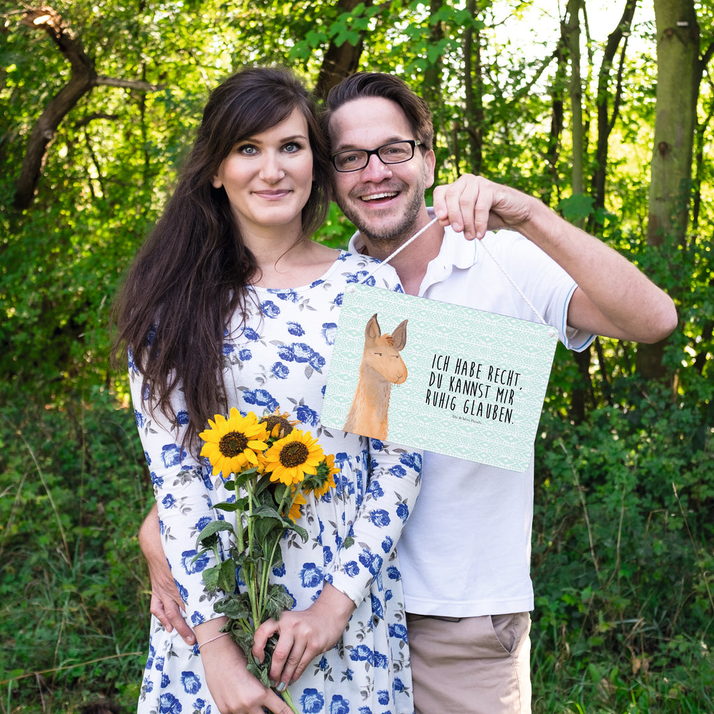 Deko Schild Lamakopf genervt Dekoschild, Deko Schild, Schild, Tür Schild, Türschild, Holzschild, Wandschild, Wanddeko, Lama, Alpaka, Lamas, Recht haben, genervt sein, Freundin, beste Freundin, Partnerin, Büro, Büroalltag, Chef, Chefin, Azubi