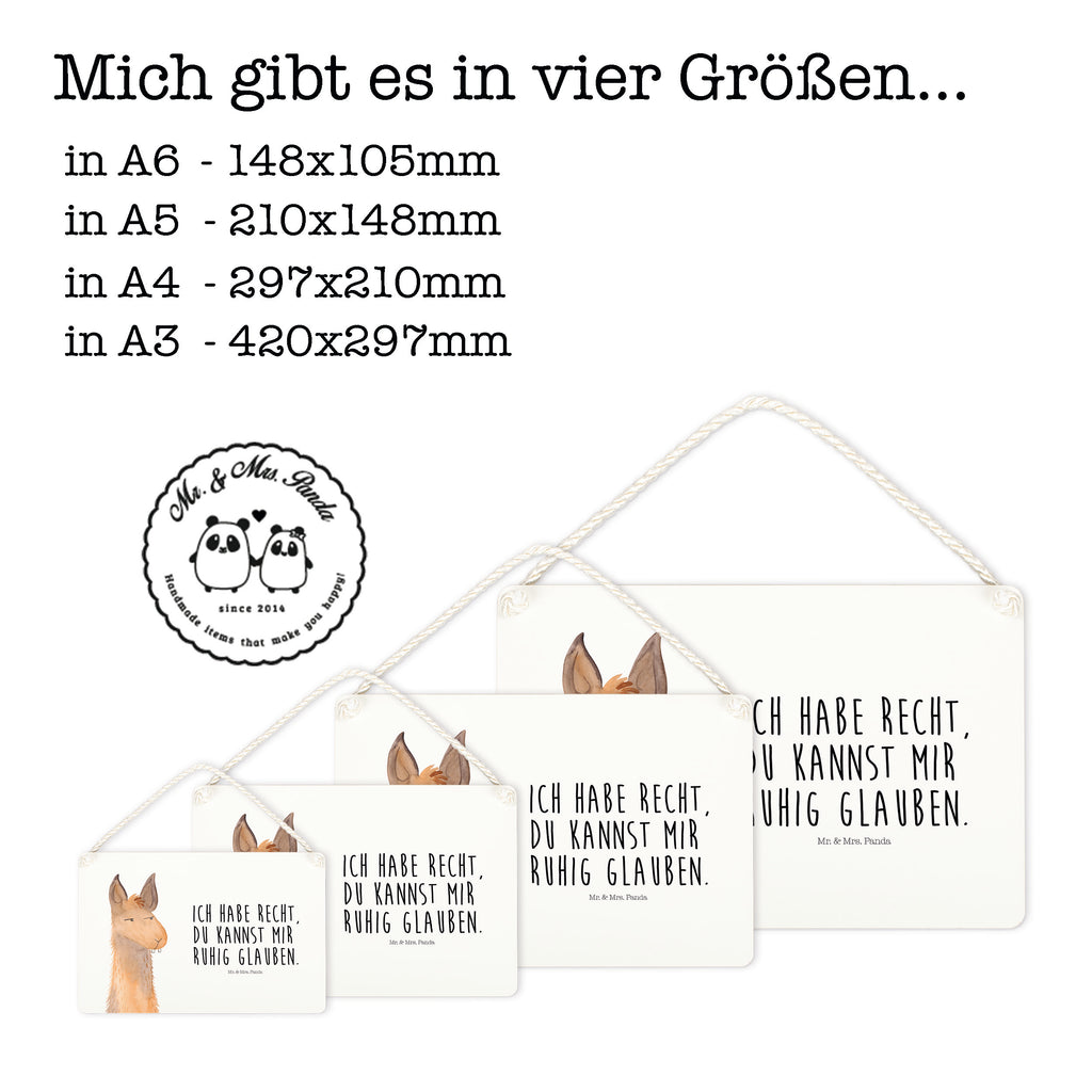 Deko Schild Lamakopf genervt Dekoschild, Deko Schild, Schild, Tür Schild, Türschild, Holzschild, Wandschild, Wanddeko, Lama, Alpaka, Lamas, Recht haben, genervt sein, Freundin, beste Freundin, Partnerin, Büro, Büroalltag, Chef, Chefin, Azubi