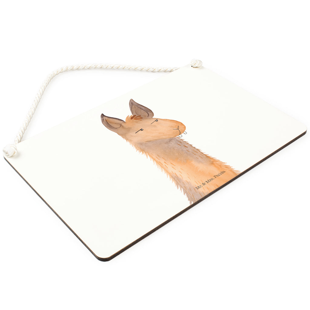 Deko Schild Lamakopf genervt Dekoschild, Deko Schild, Schild, Tür Schild, Türschild, Holzschild, Wandschild, Wanddeko, Lama, Alpaka, Lamas, Recht haben, genervt sein, Freundin, beste Freundin, Partnerin, Büro, Büroalltag, Chef, Chefin, Azubi