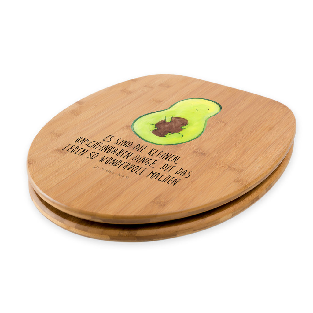 Motiv WC Sitz Avocado mit Kern Klobrille, Klodeckel, Toilettendeckel, WC-Sitz, Toilette, Avocado, Veggie, Vegan, Gesund, Avokado, Avocadokern, Kern, Pflanze, Spruch Leben