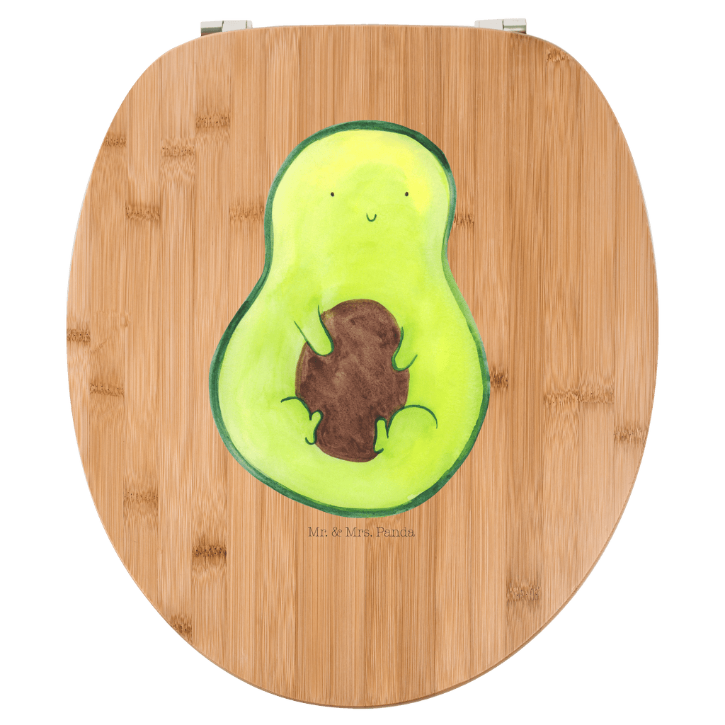 Motiv WC Sitz Avocado mit Kern Klobrille, Klodeckel, Toilettendeckel, WC-Sitz, Toilette, Avocado, Veggie, Vegan, Gesund, Avokado, Avocadokern, Kern, Pflanze, Spruch Leben