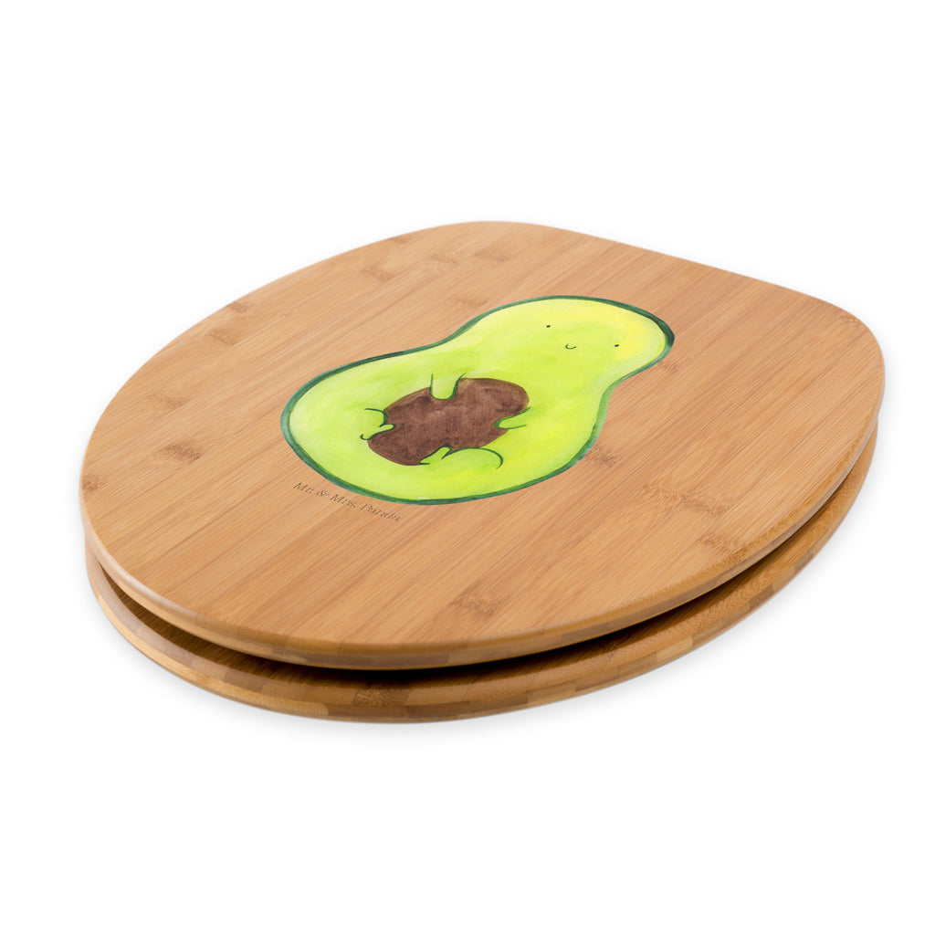 Motiv WC Sitz Avocado mit Kern Klobrille, Klodeckel, Toilettendeckel, WC-Sitz, Toilette, Avocado, Veggie, Vegan, Gesund, Avokado, Avocadokern, Kern, Pflanze, Spruch Leben