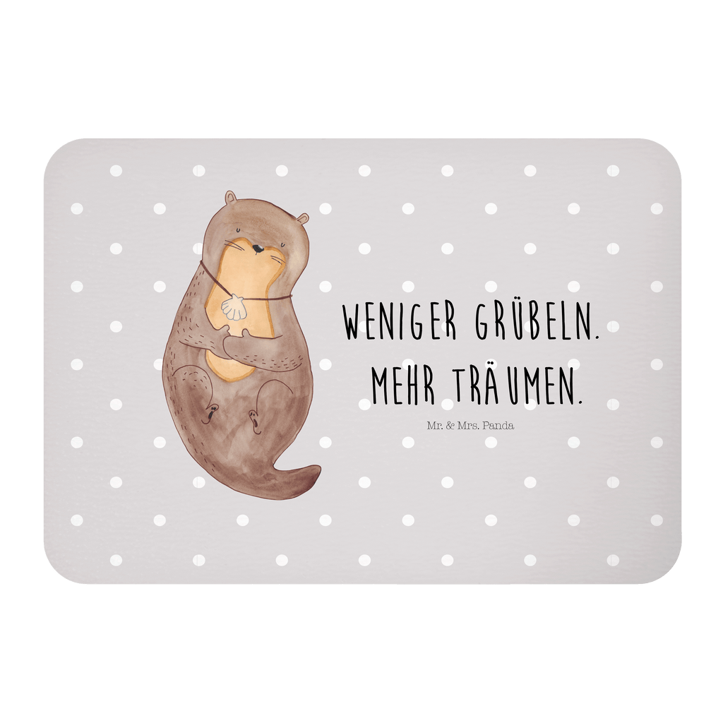 Magnet Otter mit Muschelmedaillon Kühlschrankmagnet, Pinnwandmagnet, Souvenir Magnet, Motivmagnete, Dekomagnet, Whiteboard Magnet, Notiz Magnet, Kühlschrank Dekoration, Otter, Fischotter, Seeotter, Otterliebe, grübeln, träumen, Motivation, Tagträumen, Büro