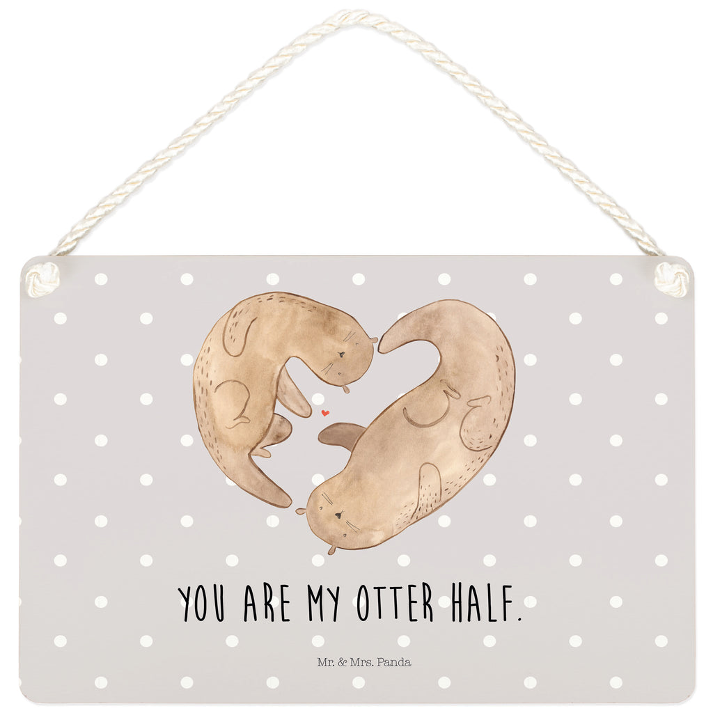 Deko Schild Otter Herz Dekoschild, Deko Schild, Schild, Tür Schild, Türschild, Holzschild, Wandschild, Wanddeko, Otter, Fischotter, Seeotter, Liebe, Herz, Liebesbeweis, Liebesgeschenk, Bessere Hälfte, Love you, Jahrestag, Hochzeitstag, Verlobung, gemeinsames Leben