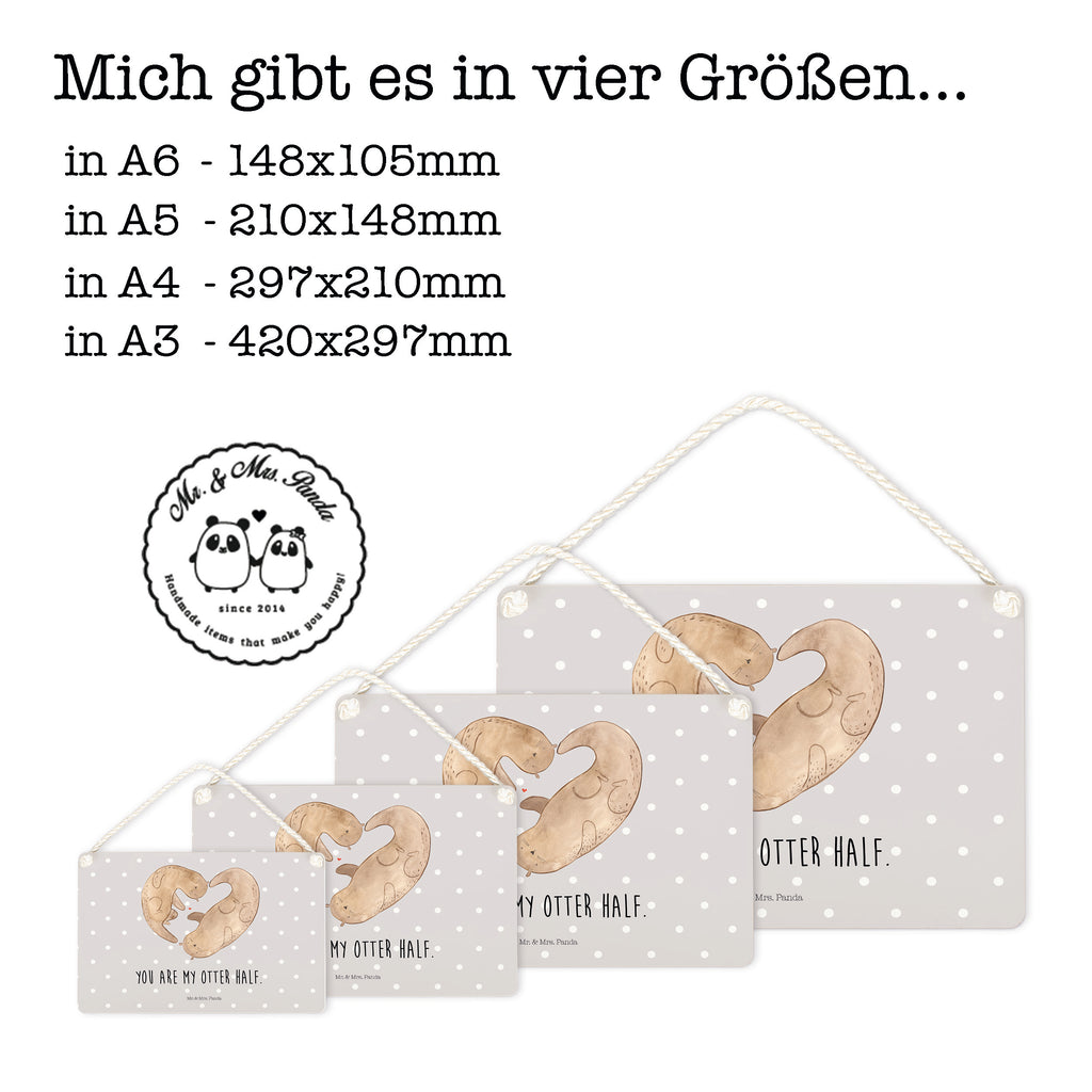 Deko Schild Otter Herz Dekoschild, Deko Schild, Schild, Tür Schild, Türschild, Holzschild, Wandschild, Wanddeko, Otter, Fischotter, Seeotter, Liebe, Herz, Liebesbeweis, Liebesgeschenk, Bessere Hälfte, Love you, Jahrestag, Hochzeitstag, Verlobung, gemeinsames Leben