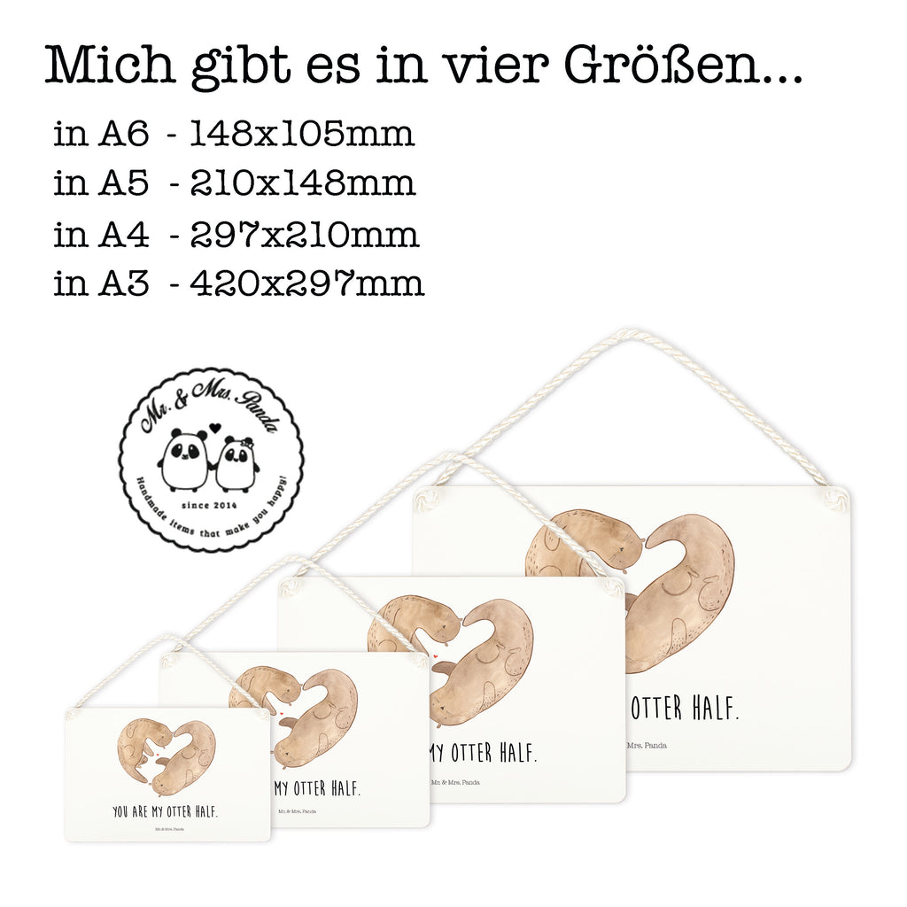 Deko Schild Otter Herz Dekoschild, Deko Schild, Schild, Tür Schild, Türschild, Holzschild, Wandschild, Wanddeko, Otter, Fischotter, Seeotter, Liebe, Herz, Liebesbeweis, Liebesgeschenk, Bessere Hälfte, Love you, Jahrestag, Hochzeitstag, Verlobung, gemeinsames Leben