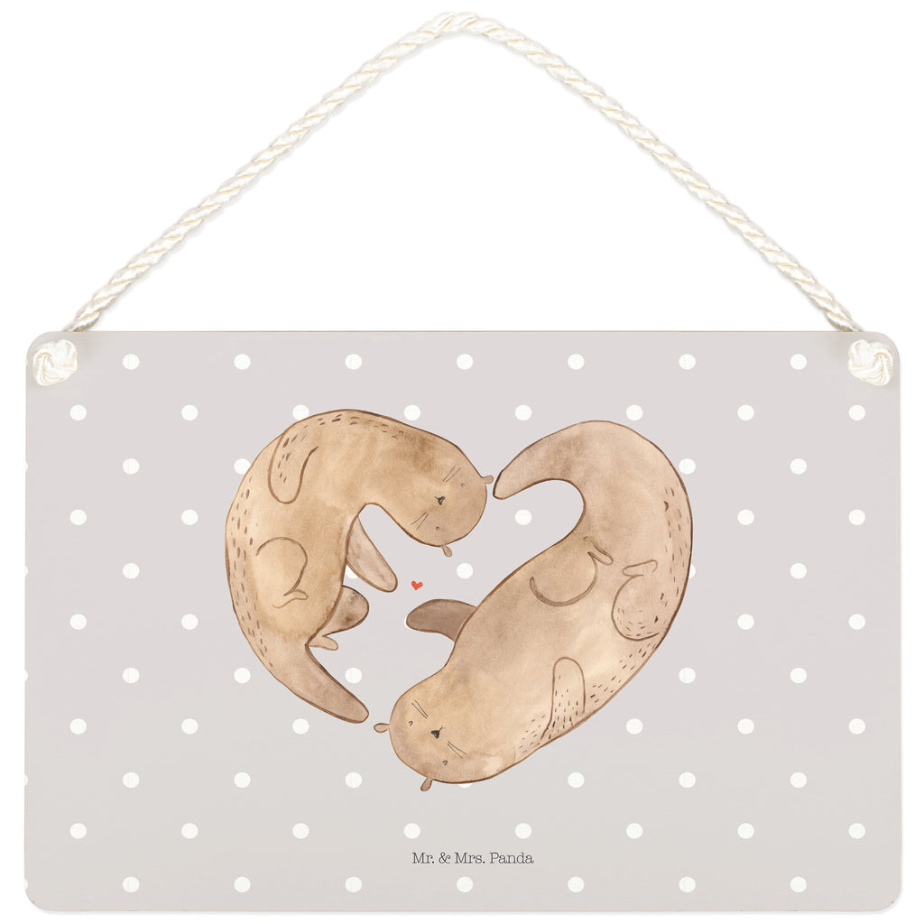 Deko Schild Otter Herz Dekoschild, Deko Schild, Schild, Tür Schild, Türschild, Holzschild, Wandschild, Wanddeko, Otter, Fischotter, Seeotter, Liebe, Herz, Liebesbeweis, Liebesgeschenk, Bessere Hälfte, Love you, Jahrestag, Hochzeitstag, Verlobung, gemeinsames Leben