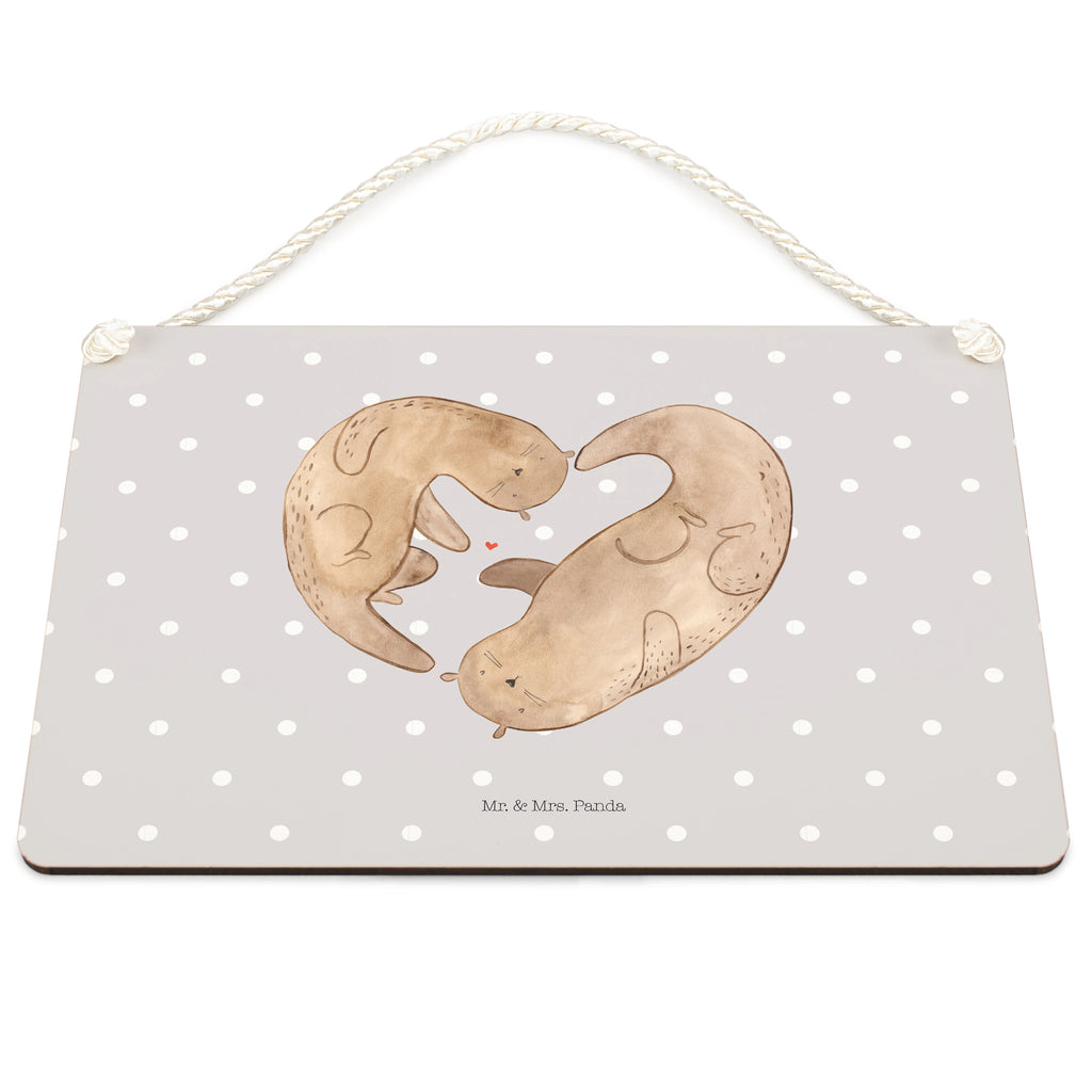 Deko Schild Otter Herz Dekoschild, Deko Schild, Schild, Tür Schild, Türschild, Holzschild, Wandschild, Wanddeko, Otter, Fischotter, Seeotter, Liebe, Herz, Liebesbeweis, Liebesgeschenk, Bessere Hälfte, Love you, Jahrestag, Hochzeitstag, Verlobung, gemeinsames Leben