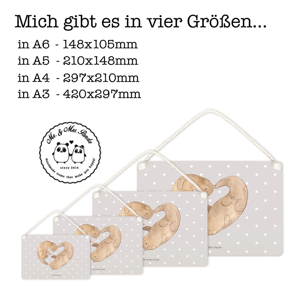 Deko Schild Otter Herz Dekoschild, Deko Schild, Schild, Tür Schild, Türschild, Holzschild, Wandschild, Wanddeko, Otter, Fischotter, Seeotter, Liebe, Herz, Liebesbeweis, Liebesgeschenk, Bessere Hälfte, Love you, Jahrestag, Hochzeitstag, Verlobung, gemeinsames Leben