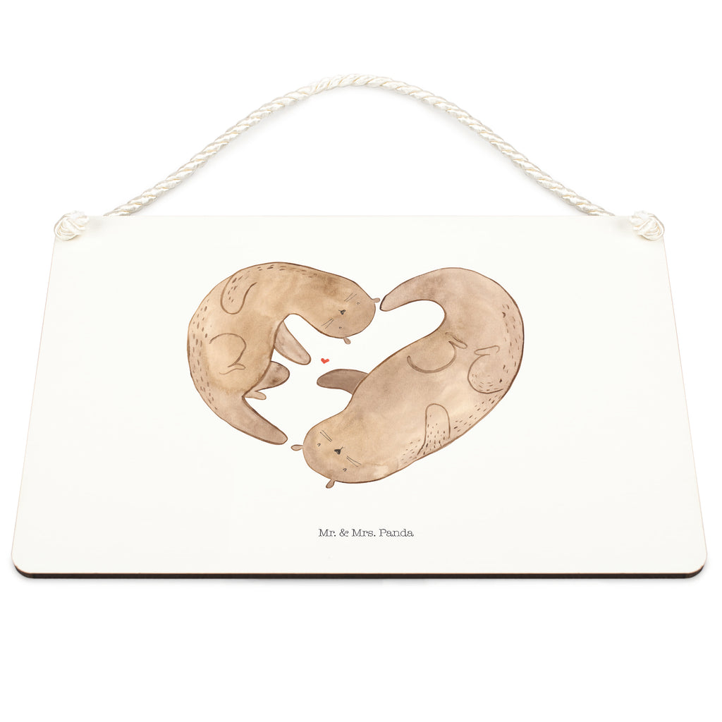 Deko Schild Otter Herz Dekoschild, Deko Schild, Schild, Tür Schild, Türschild, Holzschild, Wandschild, Wanddeko, Otter, Fischotter, Seeotter, Liebe, Herz, Liebesbeweis, Liebesgeschenk, Bessere Hälfte, Love you, Jahrestag, Hochzeitstag, Verlobung, gemeinsames Leben