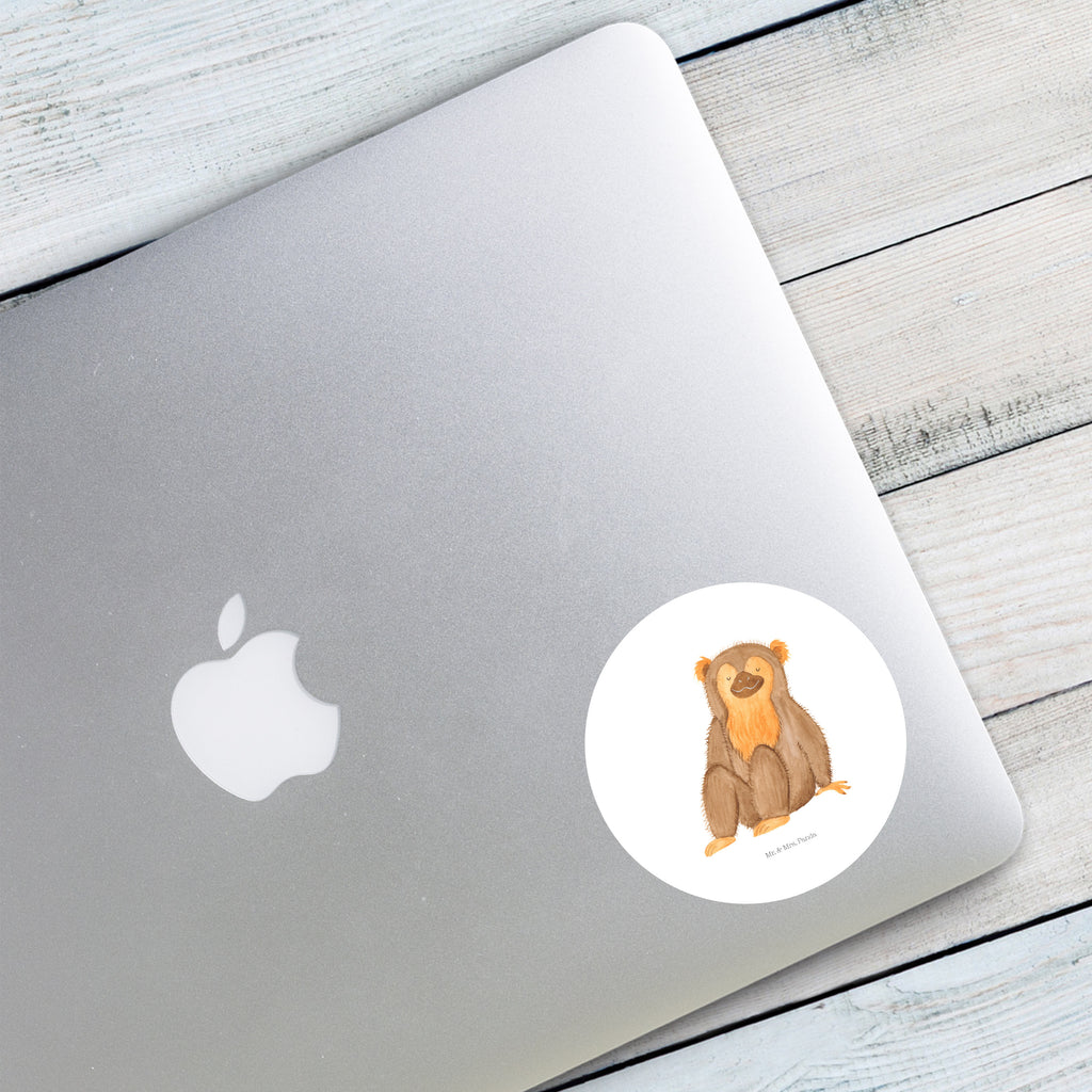 80mm Rund Aufkleber Affe