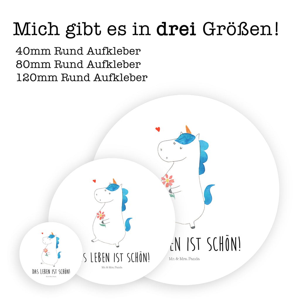80mm Rund Aufkleber Einhorn Spaziergang Sticker, Aufkleber, Etikett, Einhorn, Einhörner, Einhorn Deko, Pegasus, Unicorn, Glitzer, Blumen, Spaziergang, Motivation, Gute Laune, Freude, Freundin, Mutter, Schwester