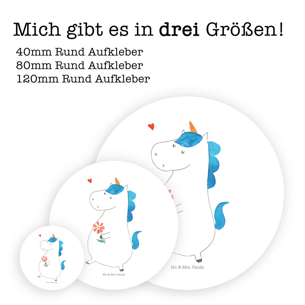 80mm Rund Aufkleber Einhorn Spaziergang Sticker, Aufkleber, Etikett, Einhorn, Einhörner, Einhorn Deko, Pegasus, Unicorn, Glitzer, Blumen, Spaziergang, Motivation, Gute Laune, Freude, Freundin, Mutter, Schwester