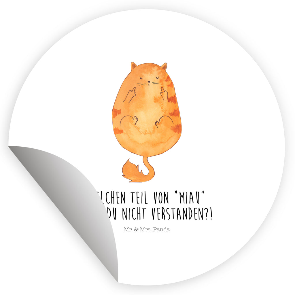 40mm Rund Aufkleber Katze Mittelfinger Sticker, Aufkleber, Etikett, Katze, Katzenmotiv, Katzenfan, Katzendeko, Katzenfreund, Katzenliebhaber, Katzenprodukte, Katzenartikel, Katzenaccessoires, Katzensouvenirs, Katzenliebhaberprodukte, Katzenmotive, Katzen, Kater, Mietze, Cat, Cats
