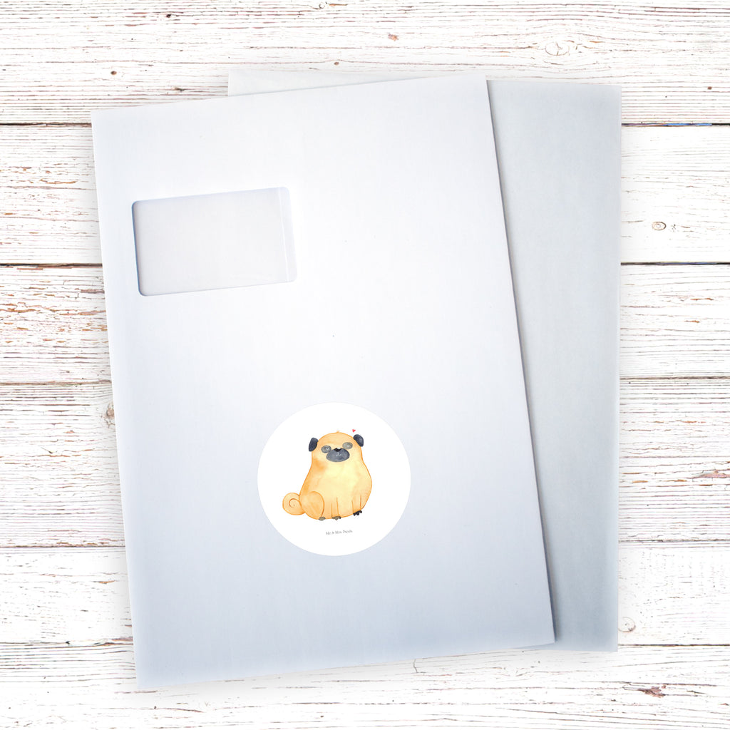 80mm Rund Aufkleber Mops Sticker, Aufkleber, Etikett, Hund, Hundemotiv, Haustier, Hunderasse, Tierliebhaber, Hundebesitzer, Sprüche, Mops, Liebe, Hundeliebe