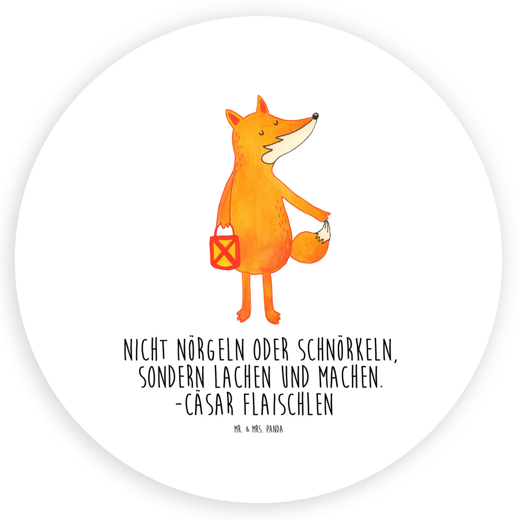 80mm Rund Aufkleber Fuchs Laterne Sticker, Aufkleber, Etikett, Fuchs, Füchse, Spruch trösten, Liebeskummer Spruch, Laterne, Sankt Martin, Laternenumzug, Aufmuntern, Cäsar Otto Hugo Flaischlen