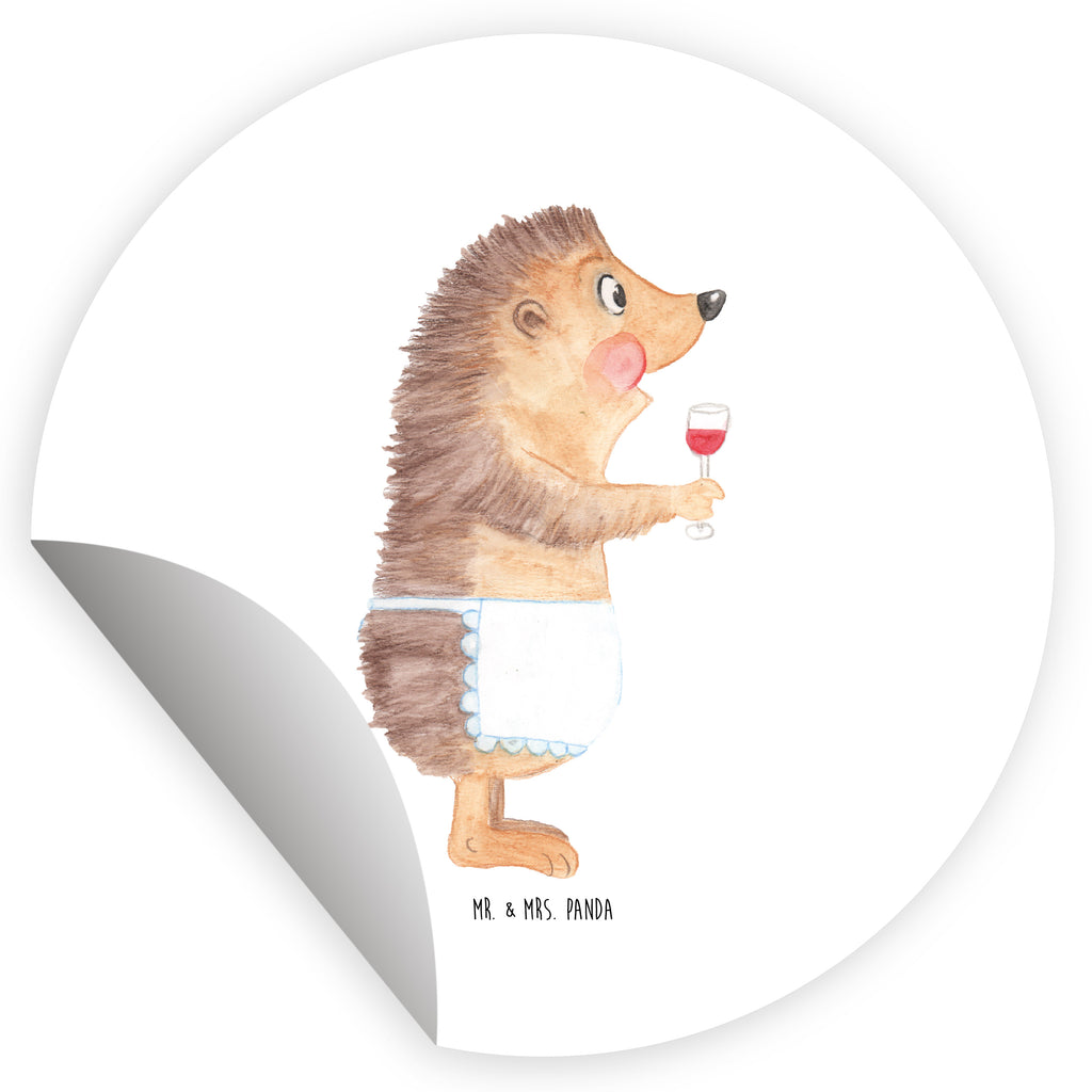 80mm Rund Aufkleber Igel mit Wein Sticker, Aufkleber, Etikett, Tiermotive, Gute Laune, lustige Sprüche, Tiere, Wein Spruch, Igel, Geschenk Weintrinker, Geschenk Weinliebhaber, Wein Deko, Weinglas, Rotwein, Weißwein, Wein trinken