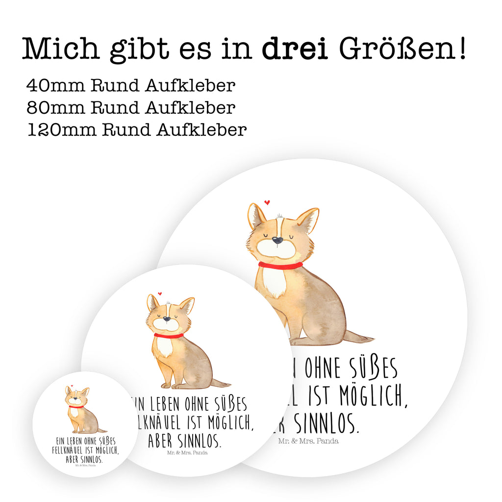 80mm Rund Aufkleber Hundeglück Sticker, Aufkleber, Etikett, Hund, Hundemotiv, Haustier, Hunderasse, Tierliebhaber, Hundebesitzer, Sprüche, Corgie, Hundeliebe, Spruch, Hundemama, Liebe