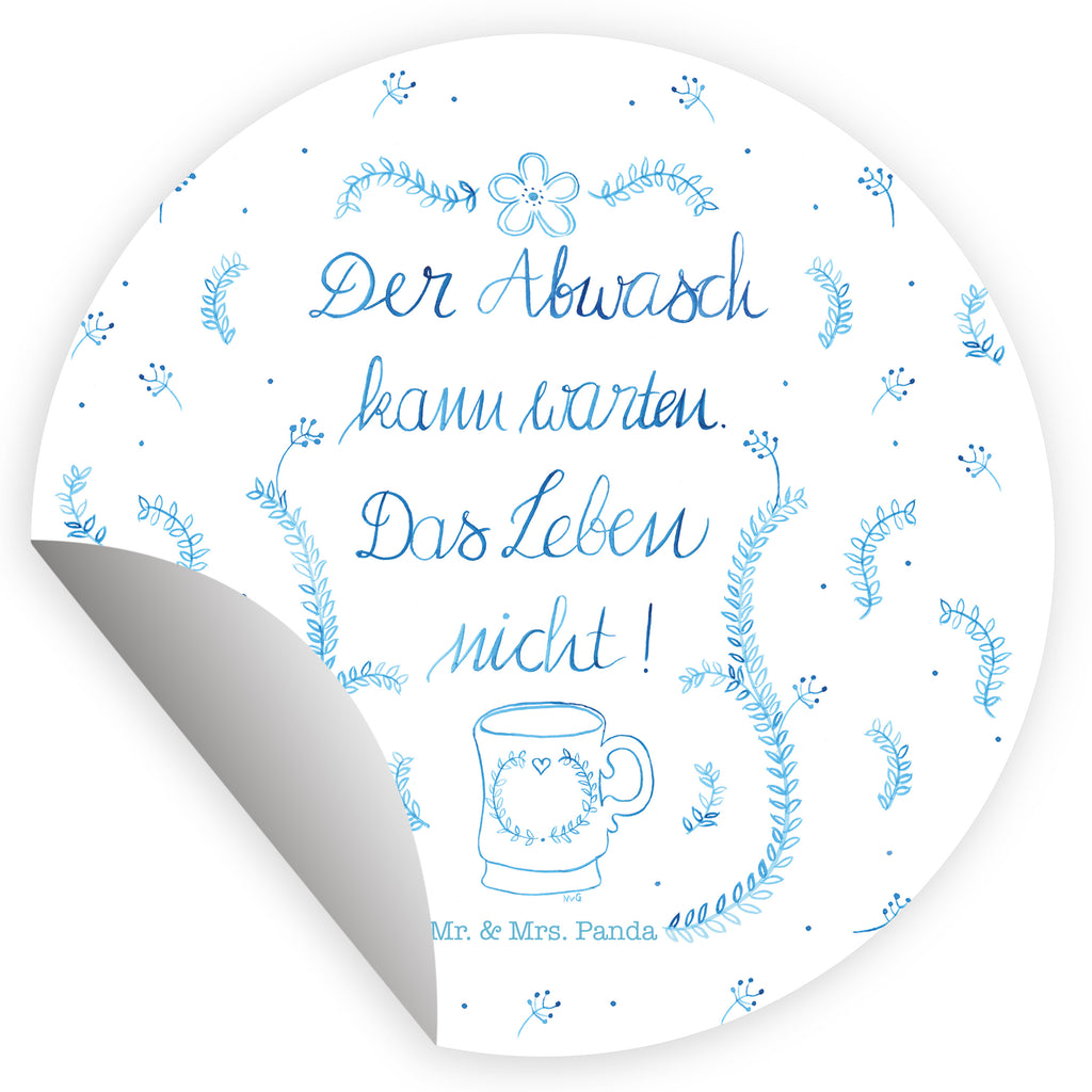 80mm Rund Aufkleber Der Abwasch kann warten Sticker, Aufkleber, Etikett, Blumen Deko, Frühlings Deko, Sommer Deko, Dekoration, positive Botschaft, Naturliebhaber, Outdoor, Natur, Abenteuer, Lebensweisheit, Weisheit, Küche Deko, Küche Spruch, Abwasch, Küchendienst, Leben Spruch, Geschenk Reise