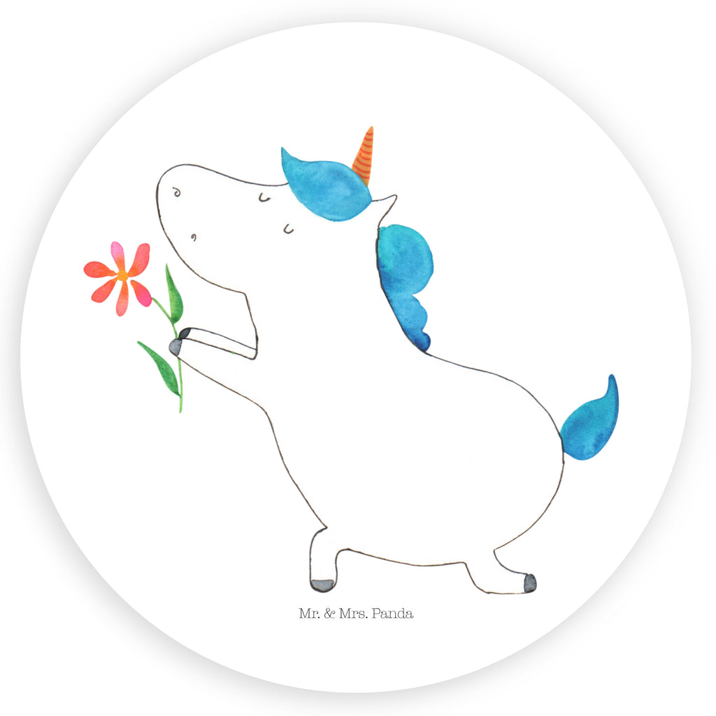 80mm Rund Aufkleber Einhorn Blume Sticker, Aufkleber, Etikett, Einhorn, Einhörner, Einhorn Deko, Pegasus, Unicorn, Liebe, Liebesbeweis, Antrag, Heiratsantrag, Verlobung, Ehepaar, Pärchen, Partner, Freund, Freundin, Ehe, heiraten