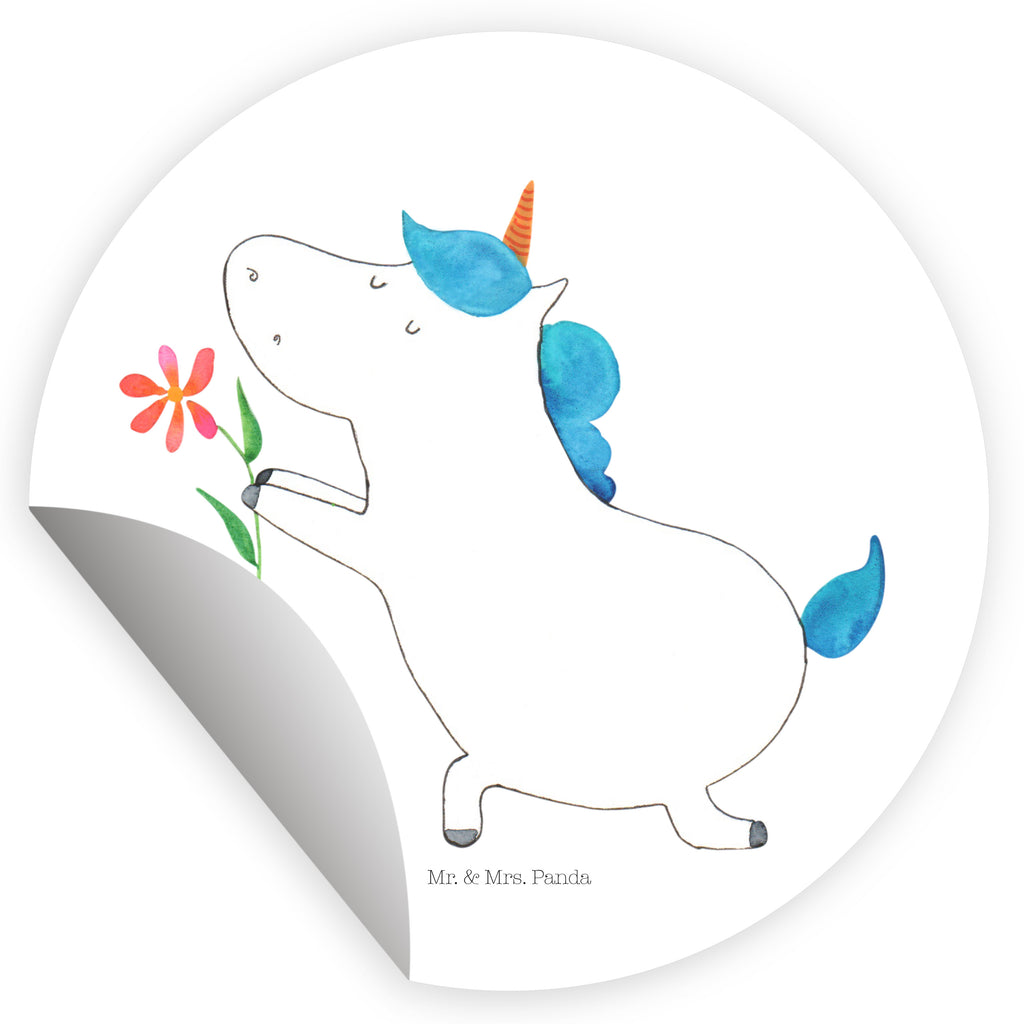 80mm Rund Aufkleber Einhorn Blume Sticker, Aufkleber, Etikett, Einhorn, Einhörner, Einhorn Deko, Pegasus, Unicorn, Liebe, Liebesbeweis, Antrag, Heiratsantrag, Verlobung, Ehepaar, Pärchen, Partner, Freund, Freundin, Ehe, heiraten