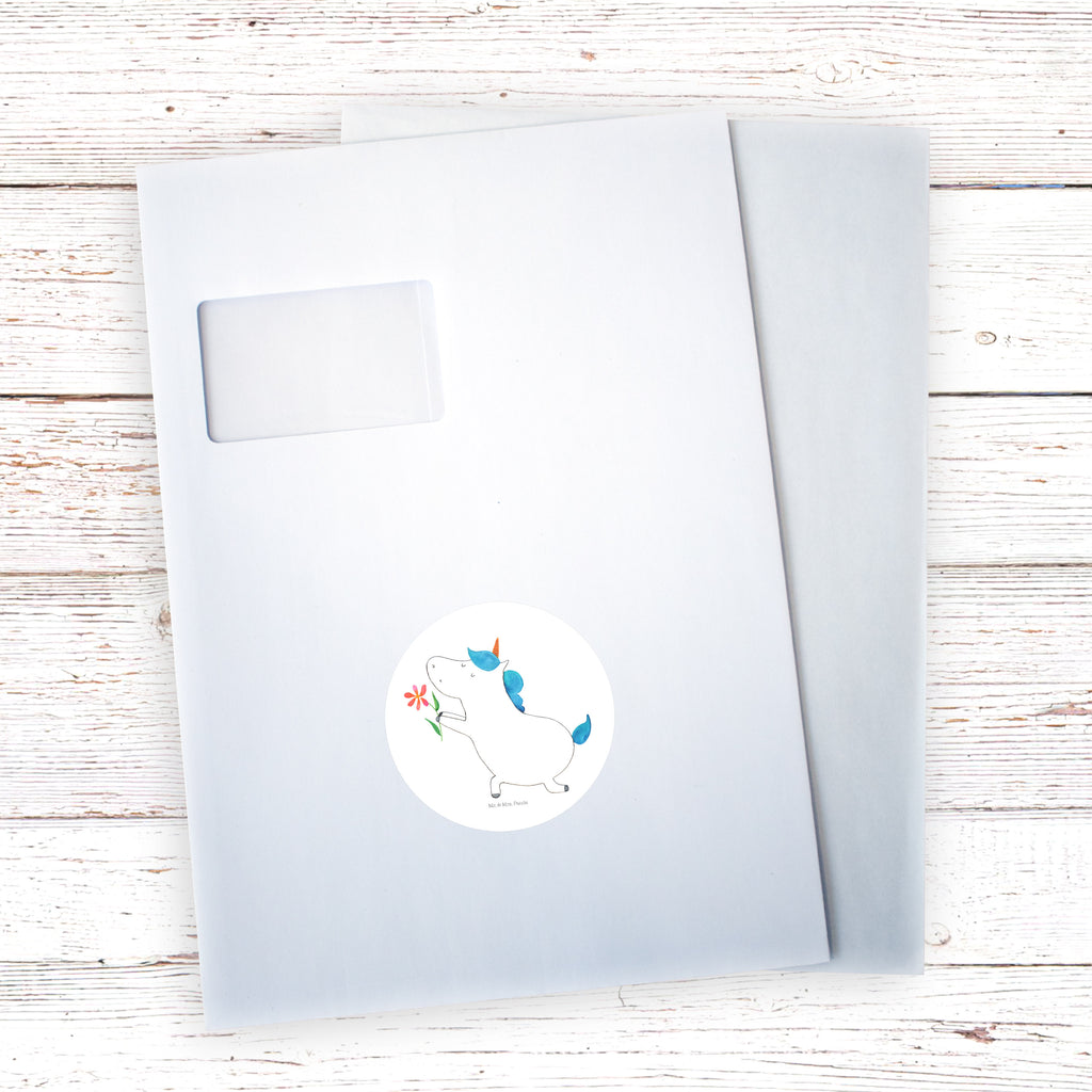 80mm Rund Aufkleber Einhorn Blume Sticker, Aufkleber, Etikett, Einhorn, Einhörner, Einhorn Deko, Pegasus, Unicorn, Liebe, Liebesbeweis, Antrag, Heiratsantrag, Verlobung, Ehepaar, Pärchen, Partner, Freund, Freundin, Ehe, heiraten