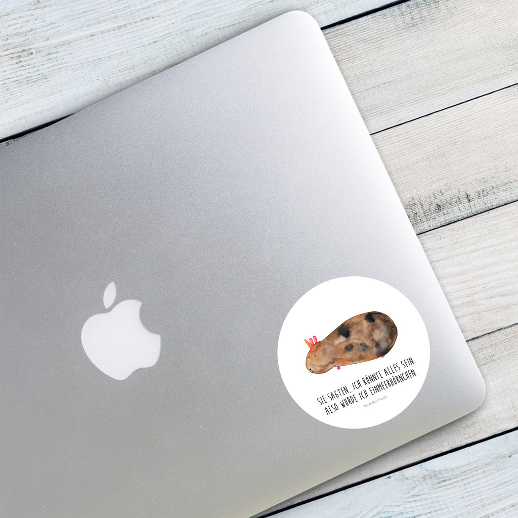 80mm Rund Aufkleber Meerhörnchen