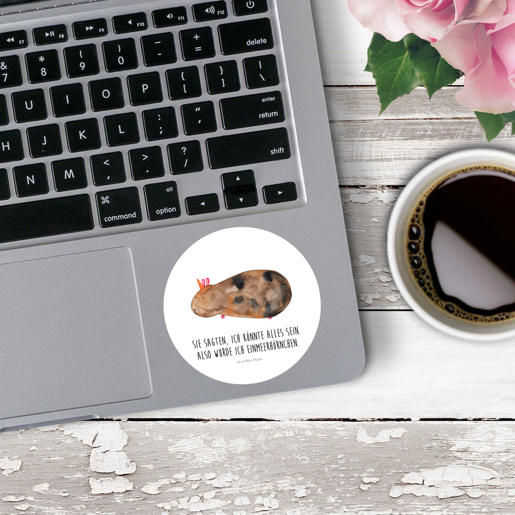 80mm Rund Aufkleber Meerhörnchen