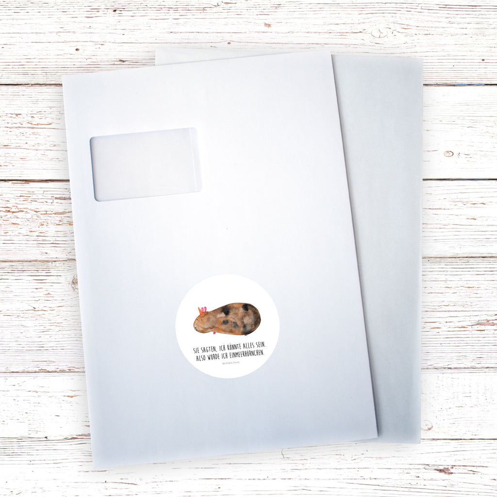 80mm Rund Aufkleber Meerhörnchen