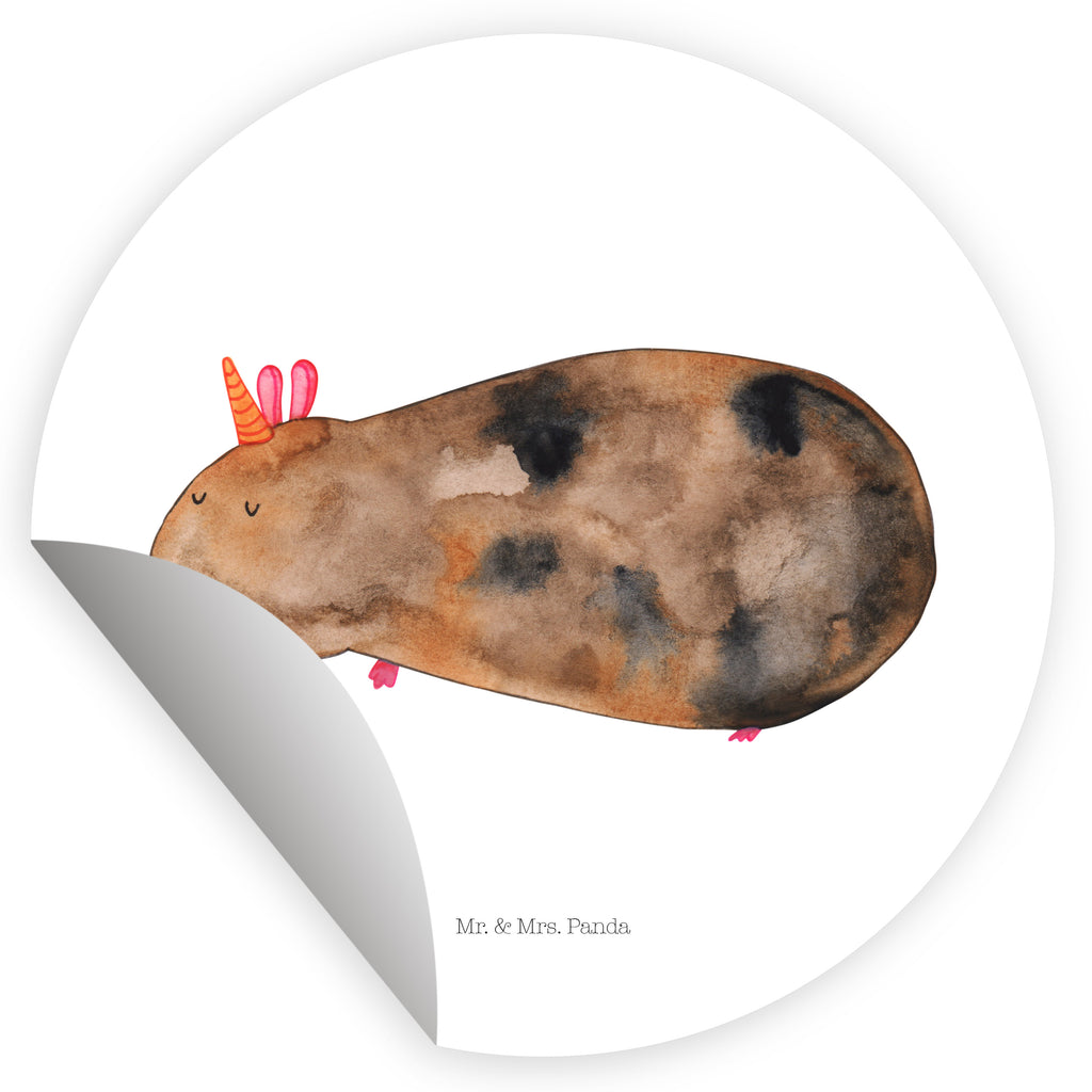 80mm Rund Aufkleber Meerhörnchen