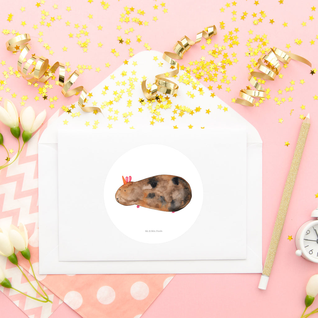 80mm Rund Aufkleber Meerhörnchen