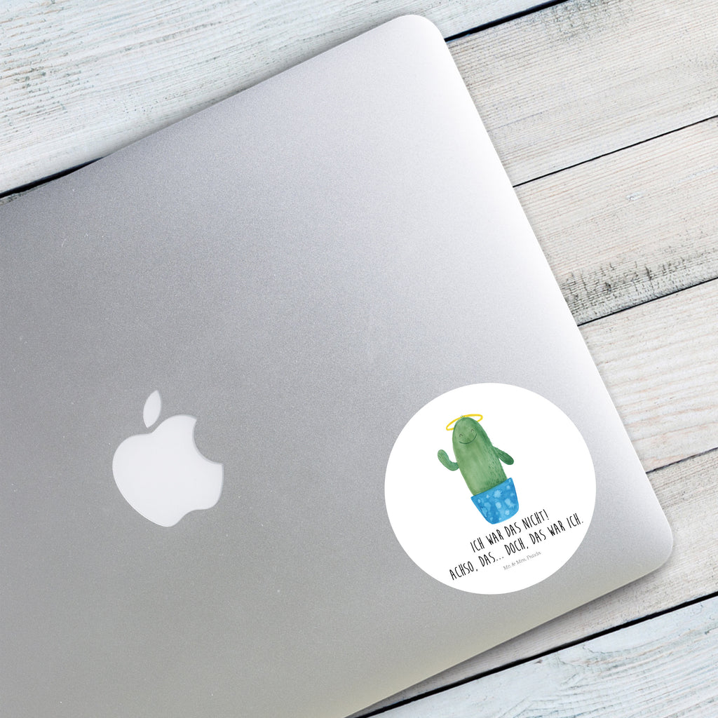 80mm Rund Aufkleber Kaktus Heilig