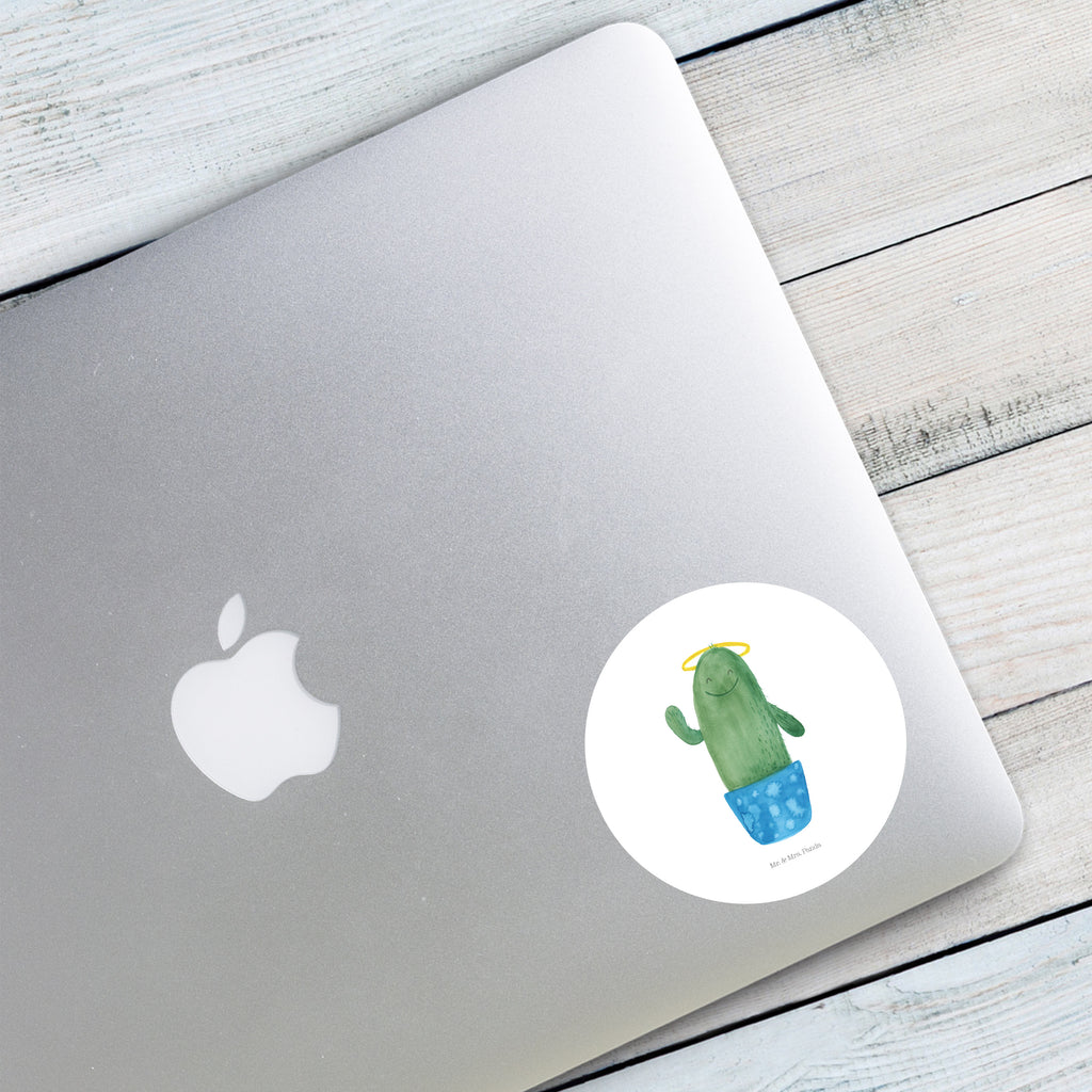 80mm Rund Aufkleber Kaktus Heilig