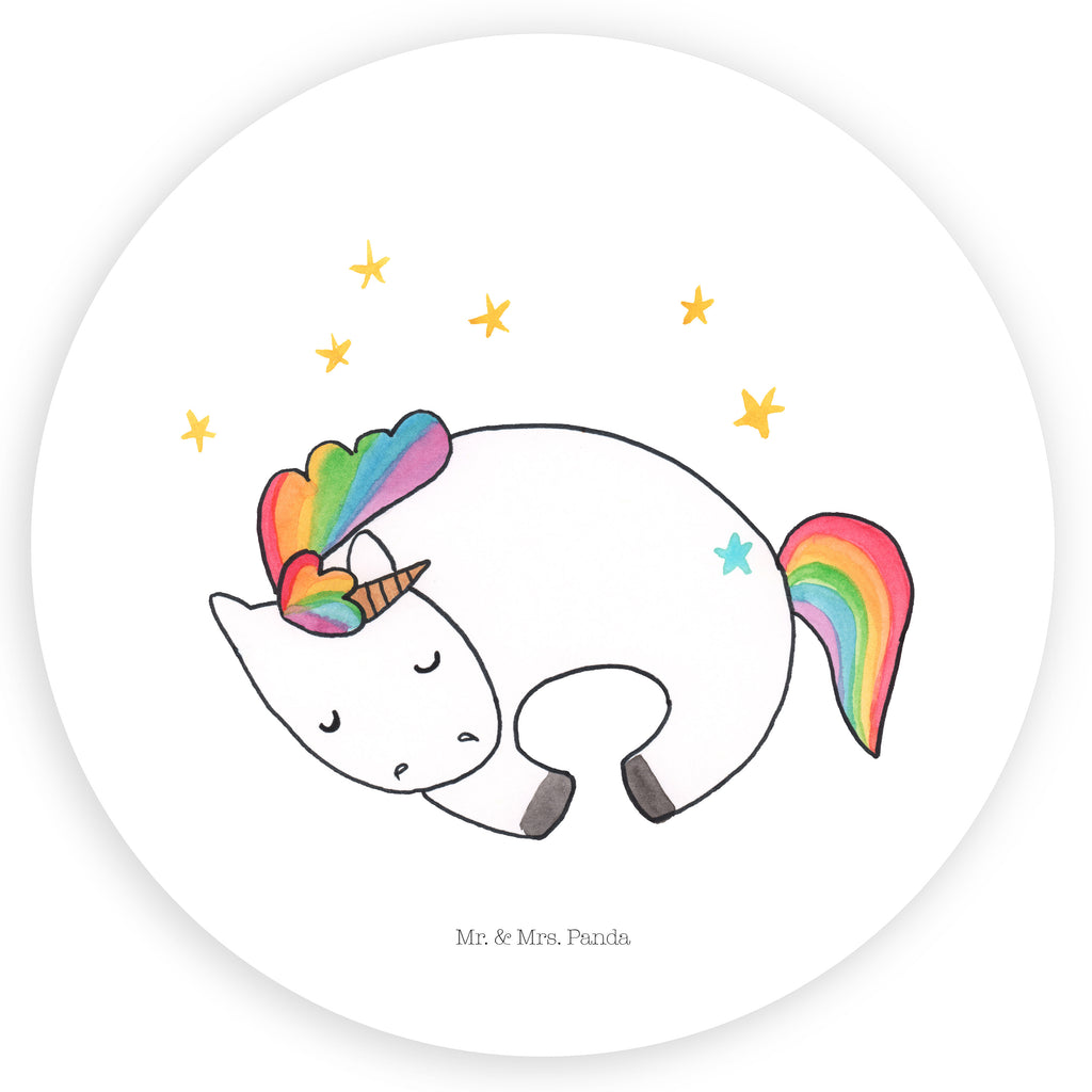 80mm Rund Aufkleber Einhorn Nacht Sticker, Aufkleber, Etikett, Einhorn, Einhörner, Einhorn Deko, Pegasus, Unicorn, Träume, Traum, unicorn, Realität, Menschen, Geschenk, Ruhe, Freundin
