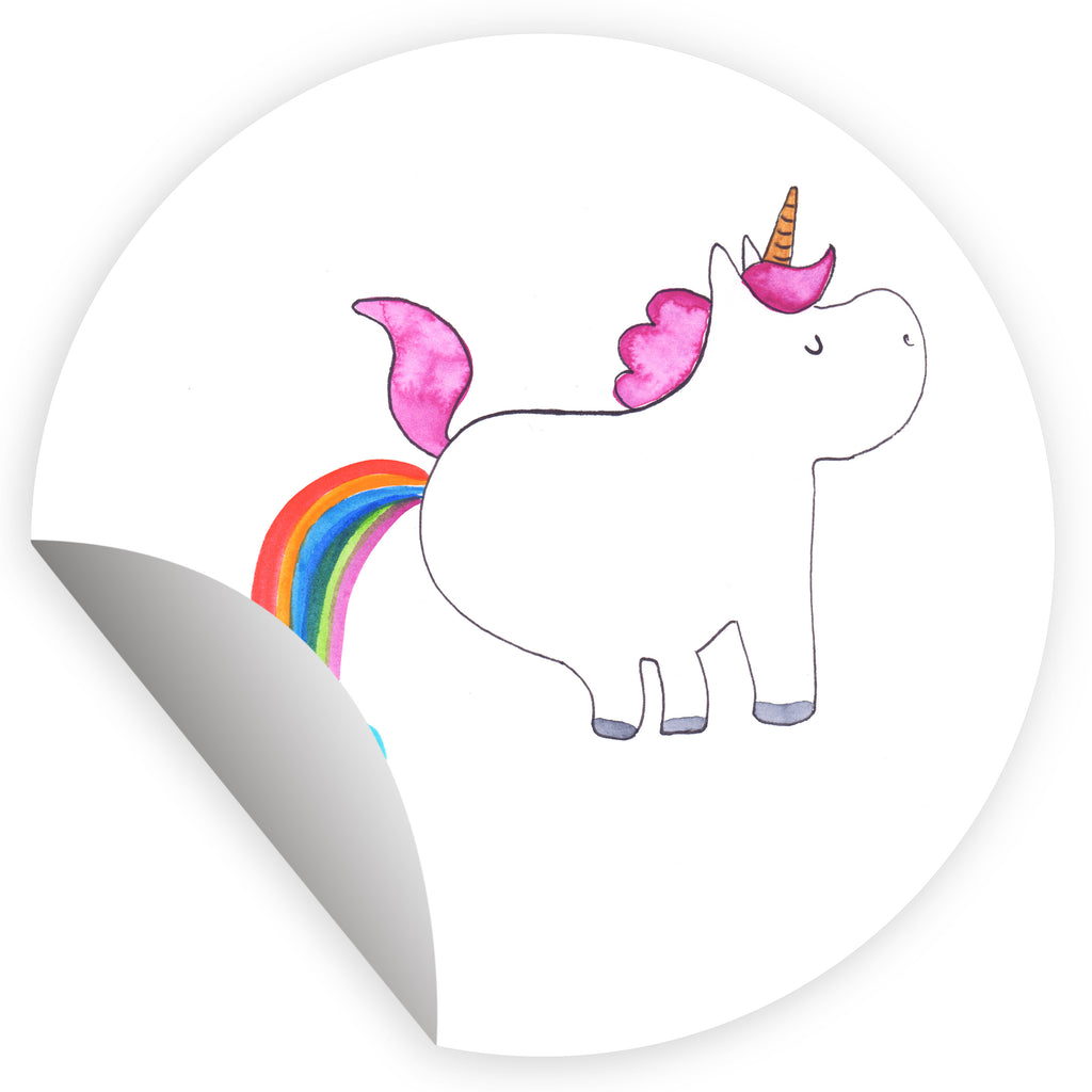 80mm Rund Aufkleber Einhorn Pupsend Sticker, Aufkleber, Etikett, Einhorn, Einhörner, Einhorn Deko, Pegasus, Unicorn, Pups, Regenbogen, Glitzer, Einhornpower, Erwachsenwerden, Spaß, lustig, Freundin