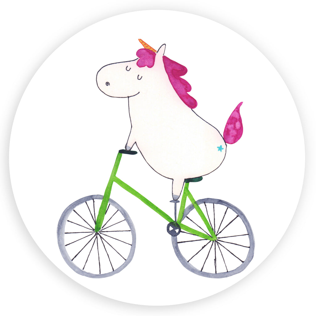 80mm Rund Aufkleber Einhorn Radfahrer Sticker, Aufkleber, Etikett, Einhorn, Einhörner, Einhorn Deko, Pegasus, Unicorn, Radfahren, Radfahrer, Rad, Bike, Feenstaub, Konfetti, Luxusproblem, Kummer, Liebeskummer