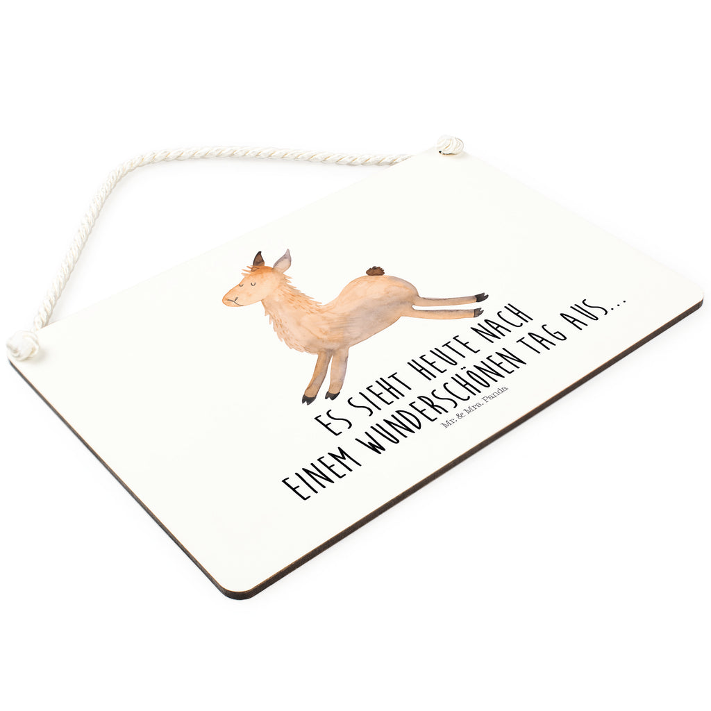 Deko Schild Lama springend Dekoschild, Deko Schild, Schild, Tür Schild, Türschild, Holzschild, Wandschild, Wanddeko, Lama, Alpaka, Lamas, Lieblingstag, Happy day, fröhlich, Glück, Freundin, Liebeskummer, Neustart, guten Morgen, Start, Prüfung, Abitur
