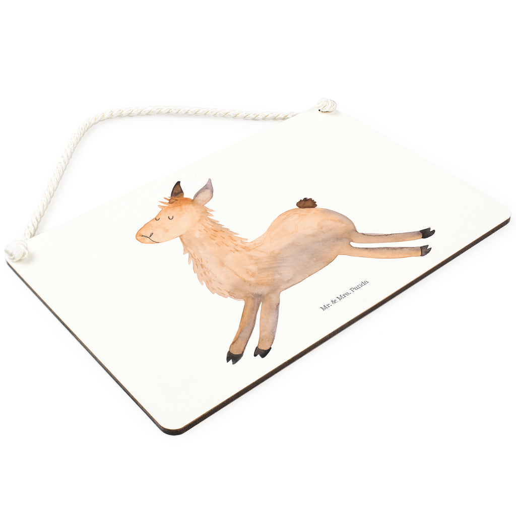 Deko Schild Lama springend Dekoschild, Deko Schild, Schild, Tür Schild, Türschild, Holzschild, Wandschild, Wanddeko, Lama, Alpaka, Lamas, Lieblingstag, Happy day, fröhlich, Glück, Freundin, Liebeskummer, Neustart, guten Morgen, Start, Prüfung, Abitur