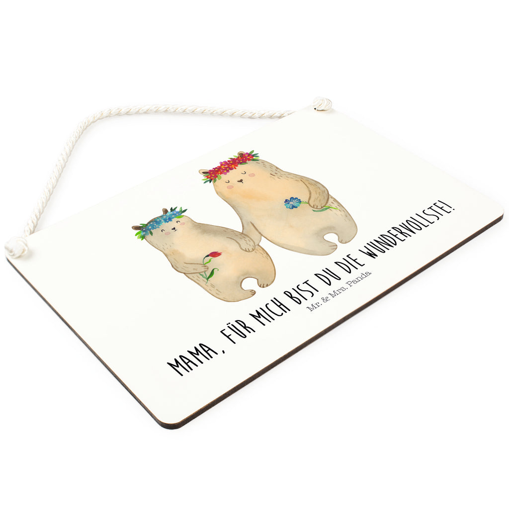 Deko Schild Bären mit Blumenkranz Dekoschild, Deko Schild, Schild, Tür Schild, Türschild, Holzschild, Wandschild, Wanddeko, Familie, Vatertag, Muttertag, Bruder, Schwester, Mama, Papa, Oma, Opa, Bär, Bären, Mutter, Mutti, Mami, Lieblingsmensch, Lieblingsmama, beste Mutter, weltbeste Mama, Geschenk Mama. Muttertag, Tochter, Kind, Kinder, Töchter, Family, Vorbild