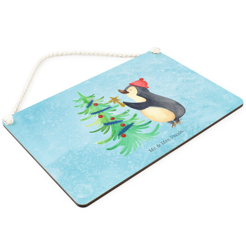 Deko Schild Pinguin Weihnachtsbaum Dekoschild, Deko Schild, Schild, Tür Schild, Türschild, Holzschild, Wandschild, Wanddeko, Winter, Weihnachten, Weihnachtsdeko, Nikolaus, Advent, Heiligabend, Wintermotiv, Pinguin