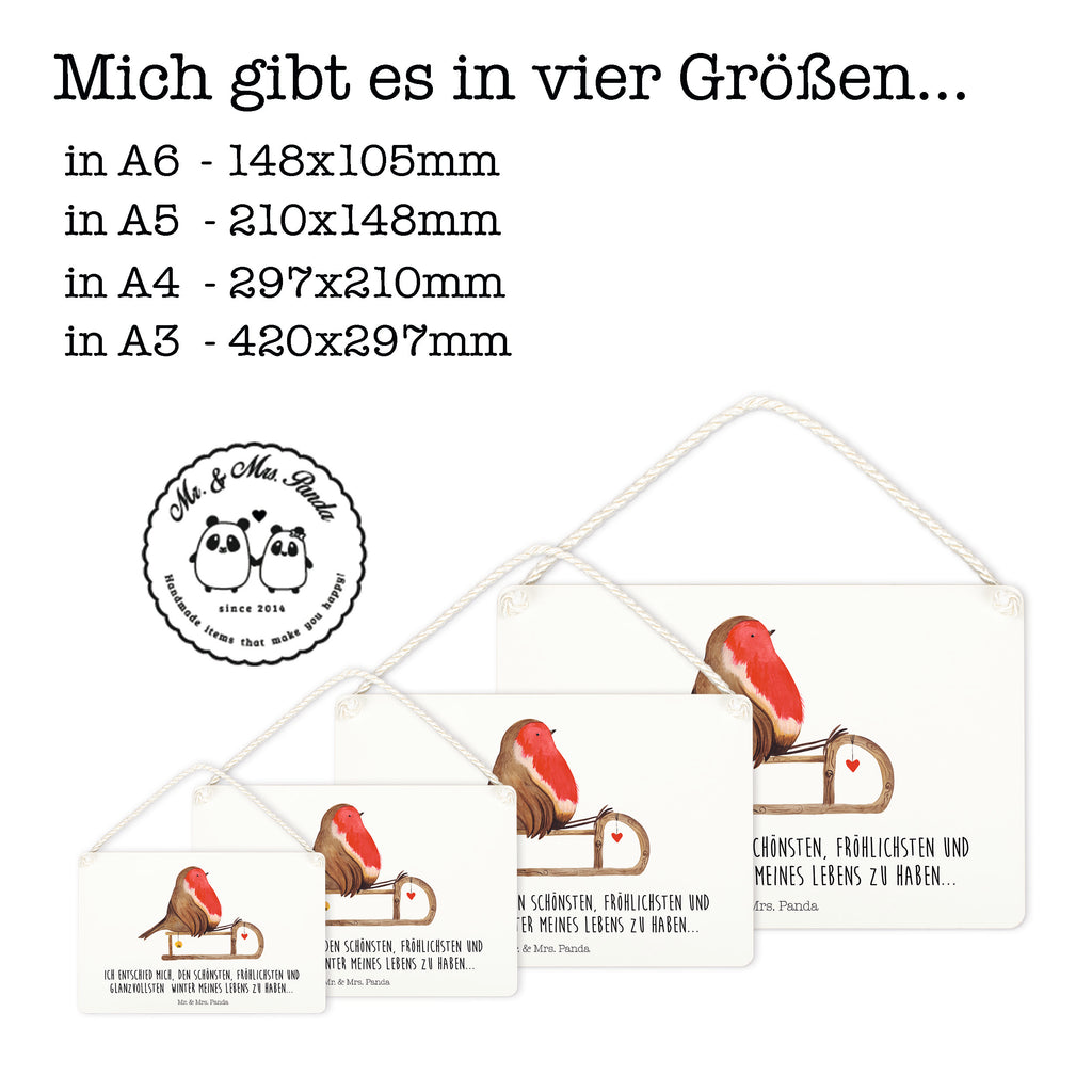 Deko Schild Rotkehlchen Schlitten Weihnachten, Schlitten, Vogel Dekoschild, Deko Schild, Schild, Tür Schild, Türschild, Holzschild, Wandschild, Wanddeko  Winter, Weihnachten, Weihnachtsdeko, Nikolaus, Advent, Heiligabend, Wintermotiv