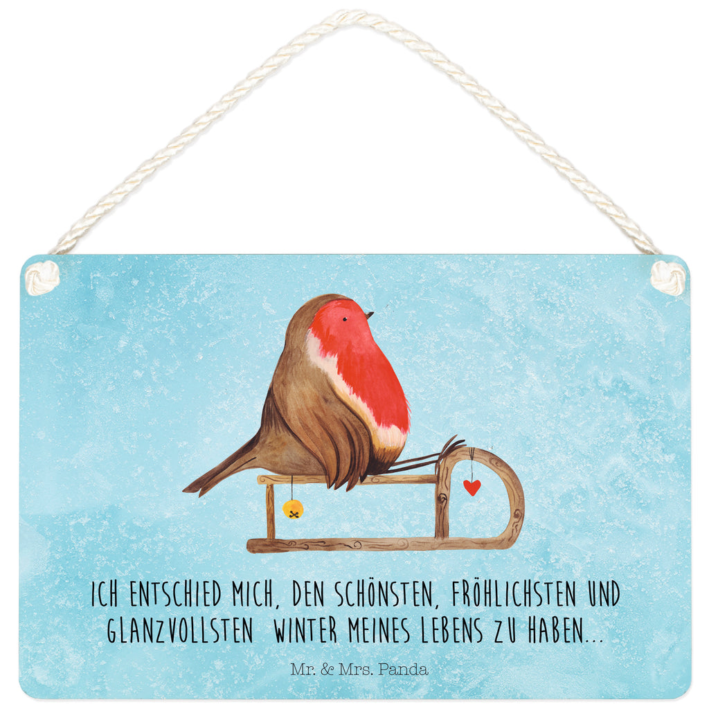 Deko Schild Rotkehlchen Schlitten Weihnachten, Schlitten, Vogel Dekoschild, Deko Schild, Schild, Tür Schild, Türschild, Holzschild, Wandschild, Wanddeko  Winter, Weihnachten, Weihnachtsdeko, Nikolaus, Advent, Heiligabend, Wintermotiv