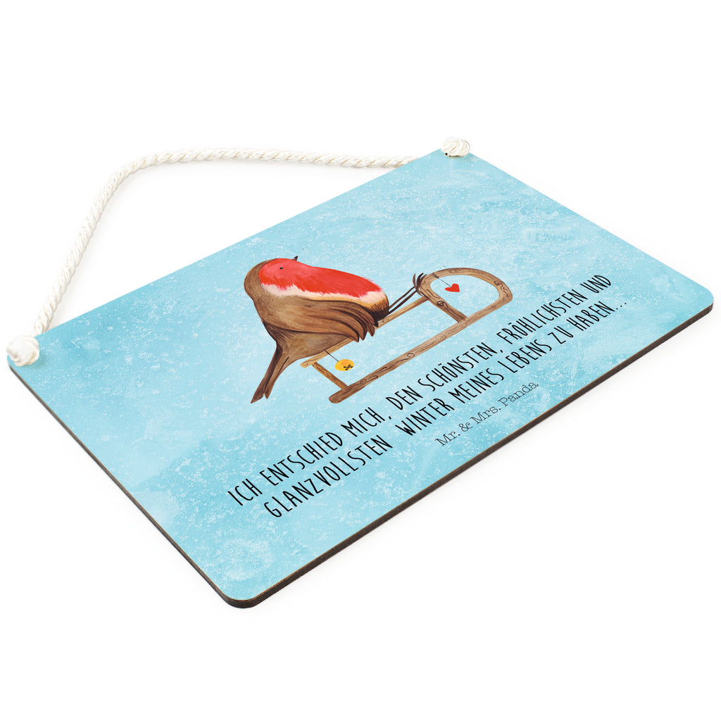Deko Schild Rotkehlchen Schlitten Weihnachten, Schlitten, Vogel Dekoschild, Deko Schild, Schild, Tür Schild, Türschild, Holzschild, Wandschild, Wanddeko  Winter, Weihnachten, Weihnachtsdeko, Nikolaus, Advent, Heiligabend, Wintermotiv