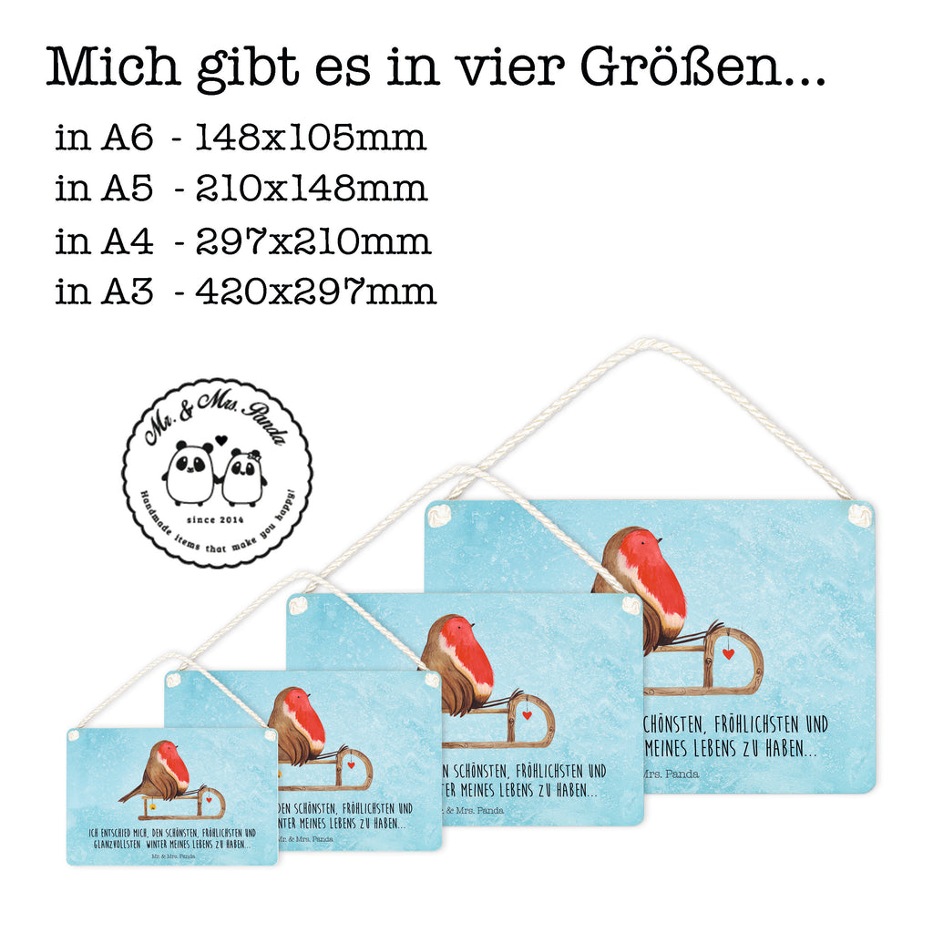 Deko Schild Rotkehlchen Schlitten Weihnachten, Schlitten, Vogel Dekoschild, Deko Schild, Schild, Tür Schild, Türschild, Holzschild, Wandschild, Wanddeko  Winter, Weihnachten, Weihnachtsdeko, Nikolaus, Advent, Heiligabend, Wintermotiv