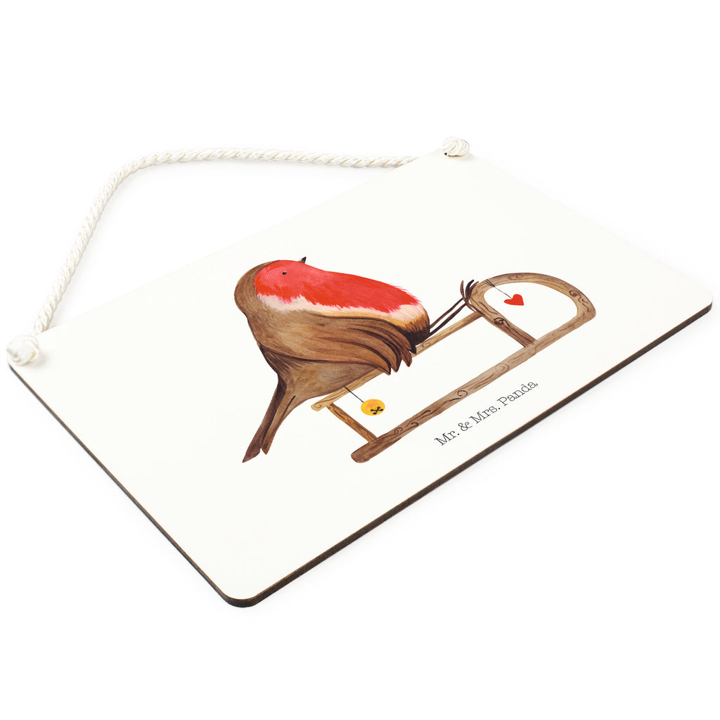 Deko Schild Rotkehlchen Schlitten Weihnachten, Schlitten, Vogel Dekoschild, Deko Schild, Schild, Tür Schild, Türschild, Holzschild, Wandschild, Wanddeko  Winter, Weihnachten, Weihnachtsdeko, Nikolaus, Advent, Heiligabend, Wintermotiv