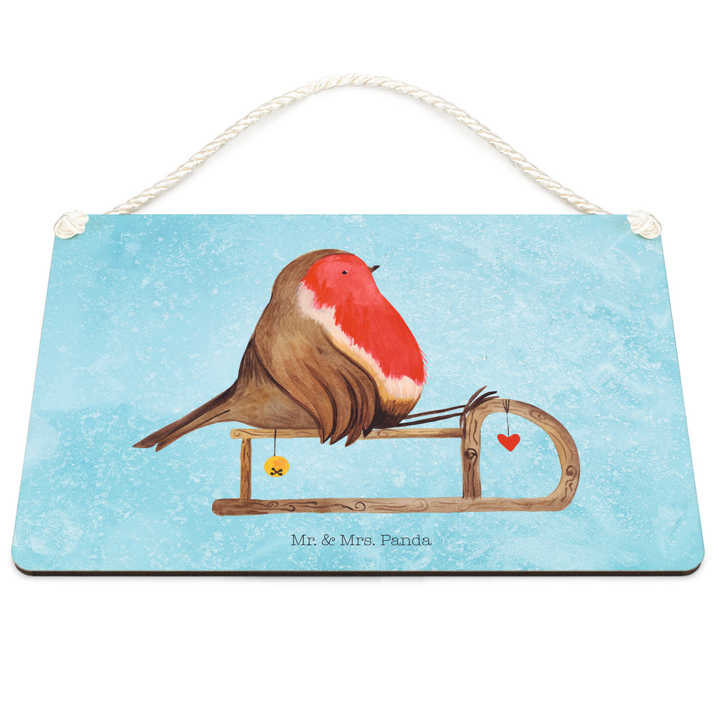 Deko Schild Rotkehlchen Schlitten Weihnachten, Schlitten, Vogel Dekoschild, Deko Schild, Schild, Tür Schild, Türschild, Holzschild, Wandschild, Wanddeko  Winter, Weihnachten, Weihnachtsdeko, Nikolaus, Advent, Heiligabend, Wintermotiv